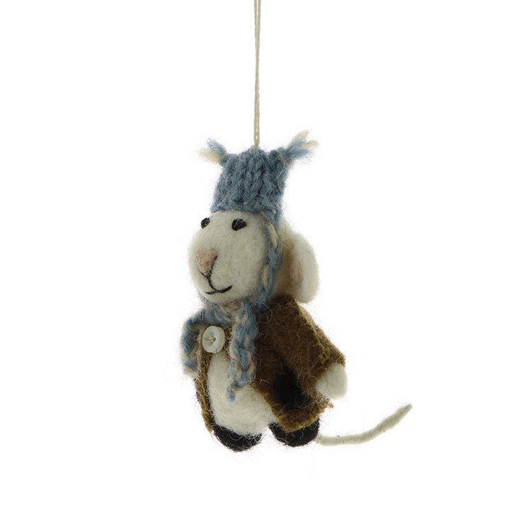 Anhänger Maus Hansi, aus Filz