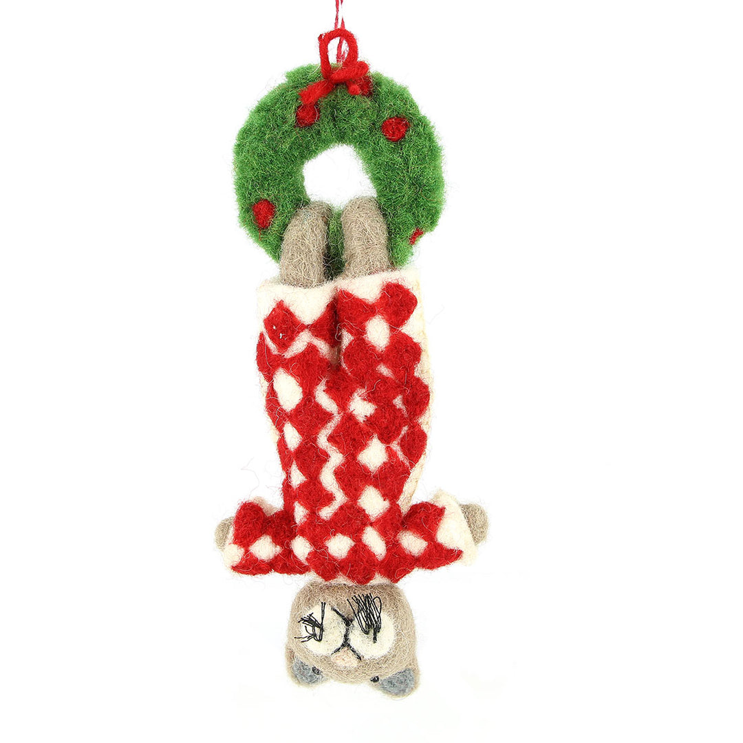 Anhänger Artistenkatze, aus Filz