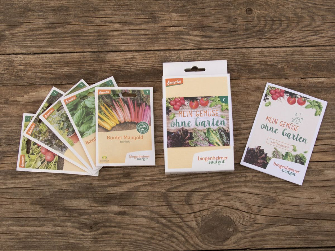 Mein Gemüse ohne Garten - Saatgut-Box