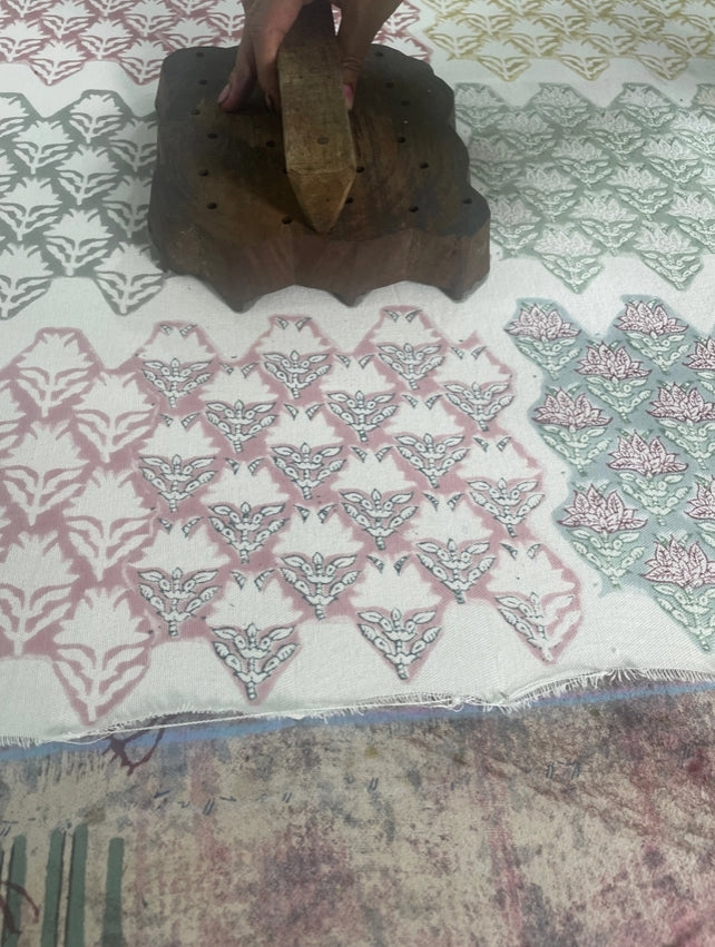 Geschirrtuch - Chintz Roza & Blue