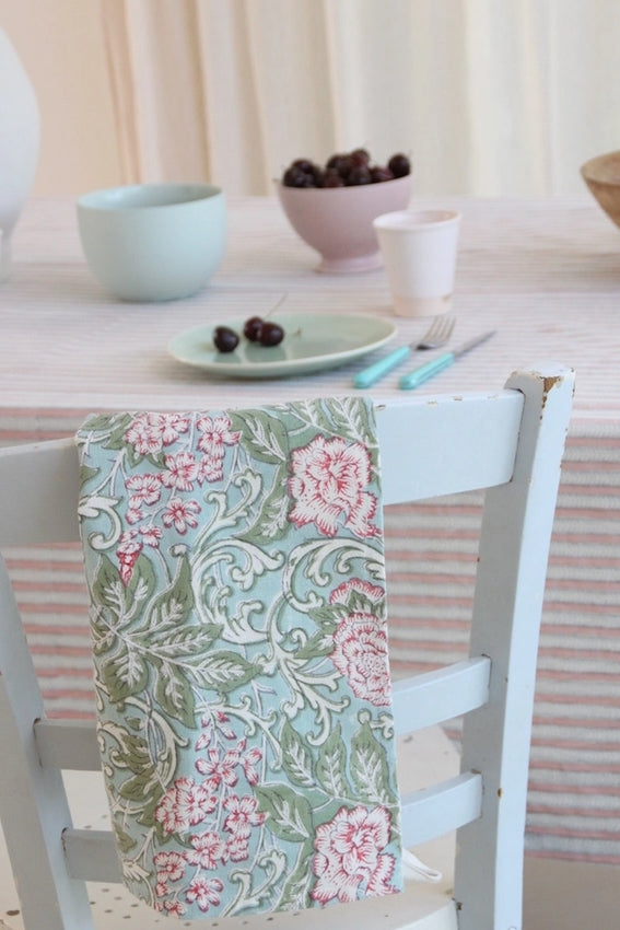 Geschirrtuch - Chintz Roza & Blue