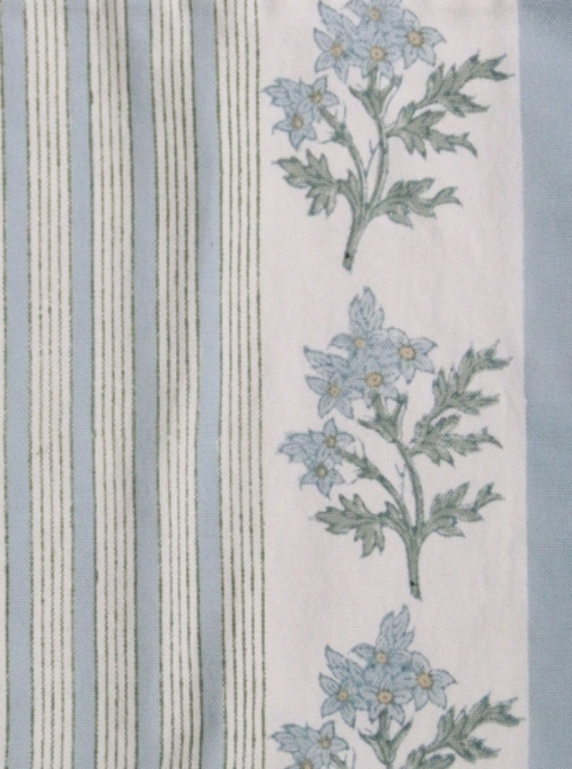 Tischdecke handblockbedruckt 160 x 270 in verschiedenen Farben