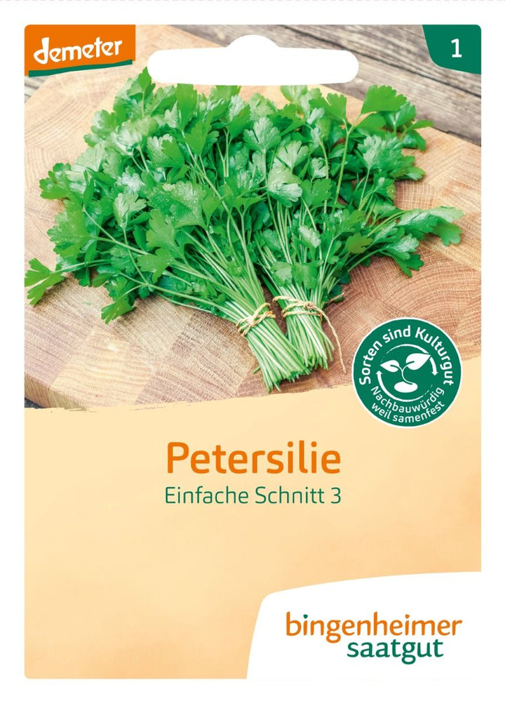Petersilie - Saatgut (Einfache Schnitt 3)