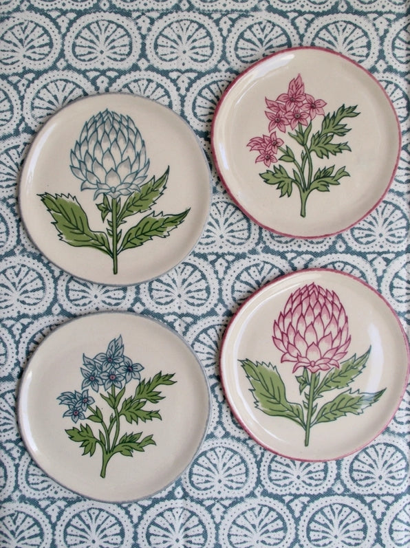 Mini-Teller Floral, 4er-Set