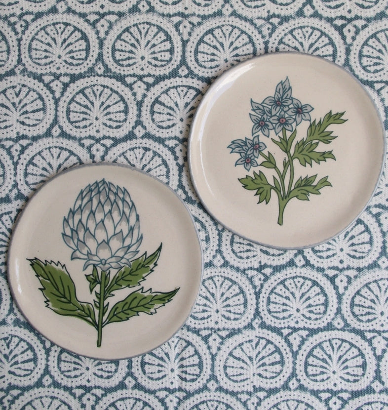 Mini-Teller Floral, 4er-Set