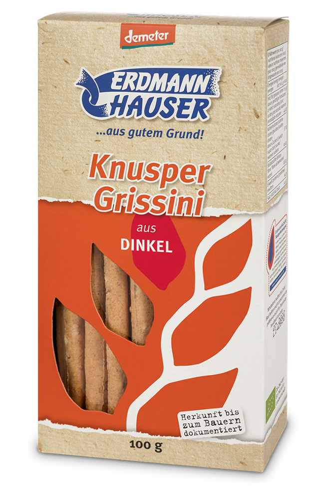 Knusper Grissini aus Dinkel, 100 g