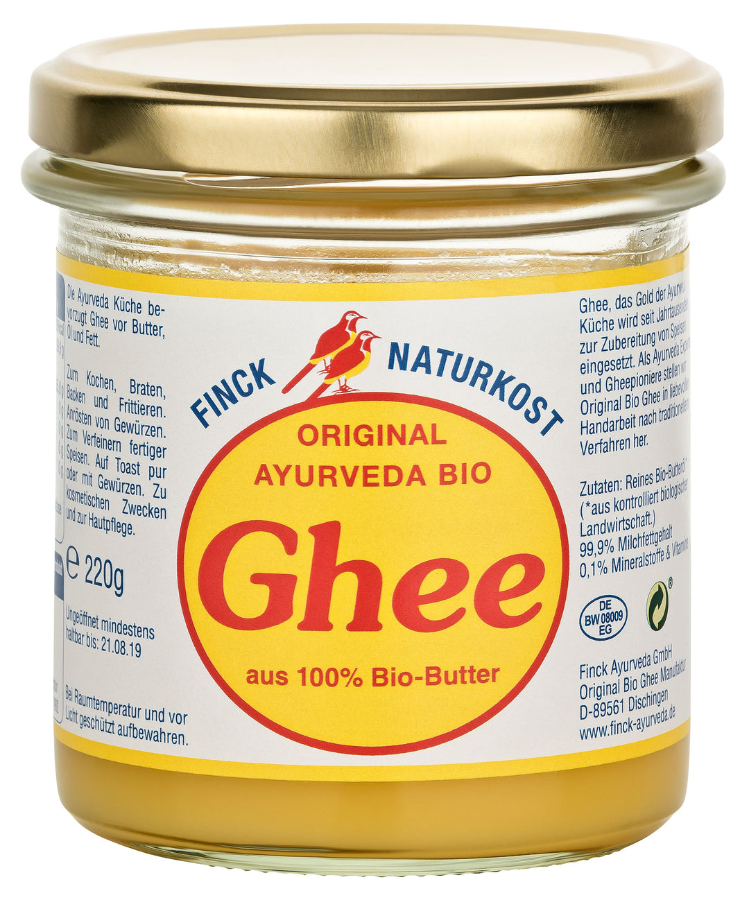 Ghee - ayurvedisch in verschiedenen Größen