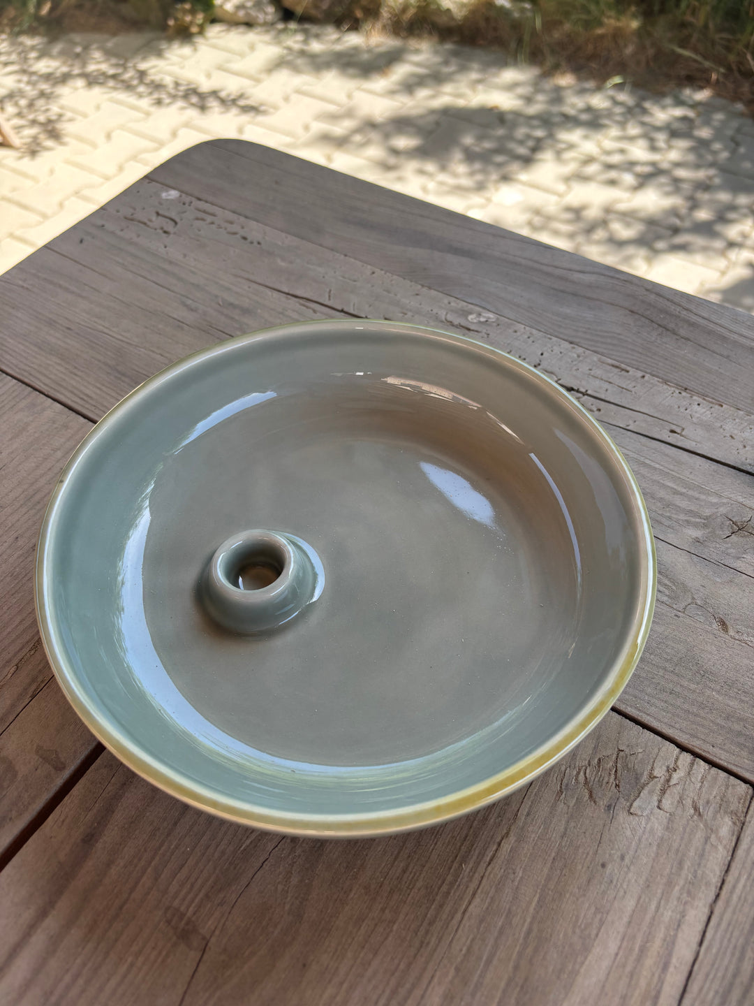 Kerzenteller ⌀ 21 cm - Aqua