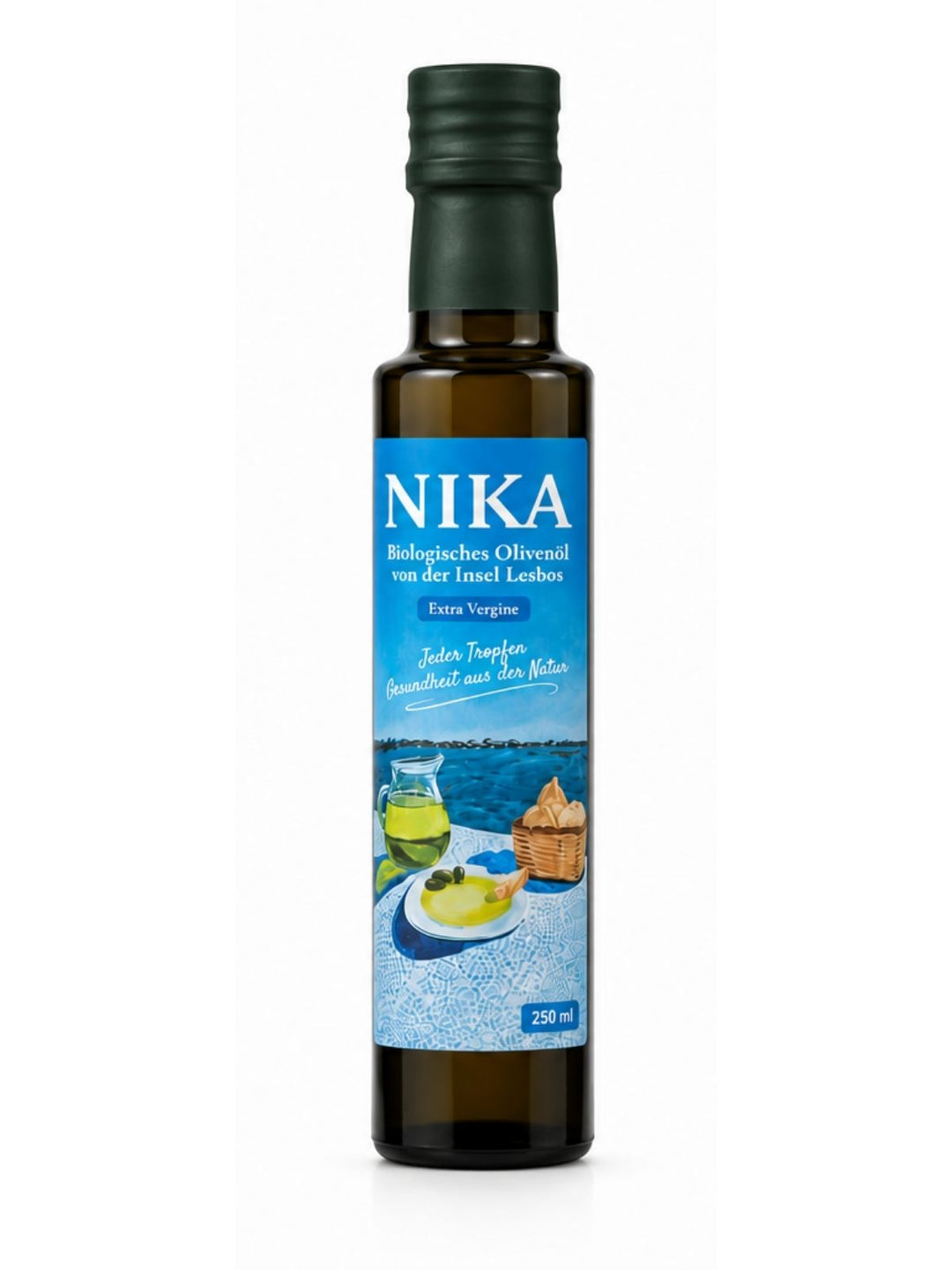 Nika - Polyphenolreiches Bio-Olivenöl von der Insel Lesbos (250 ml)