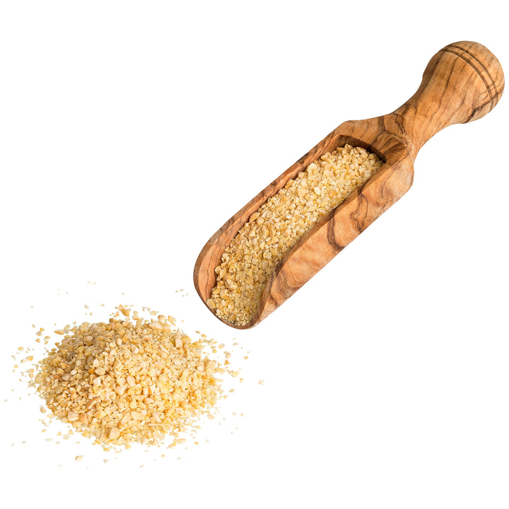 Erbsen-Schrot in verschiedenen Größen